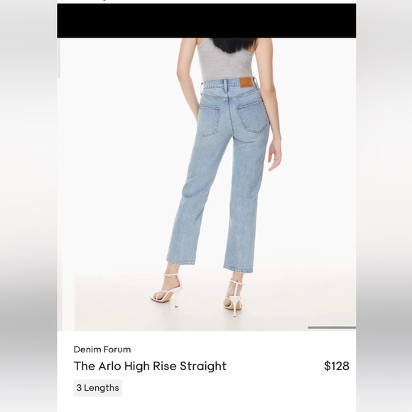 Aritzia Denim Forum Arlo Jeans - size 25 - Picture 2 of 4